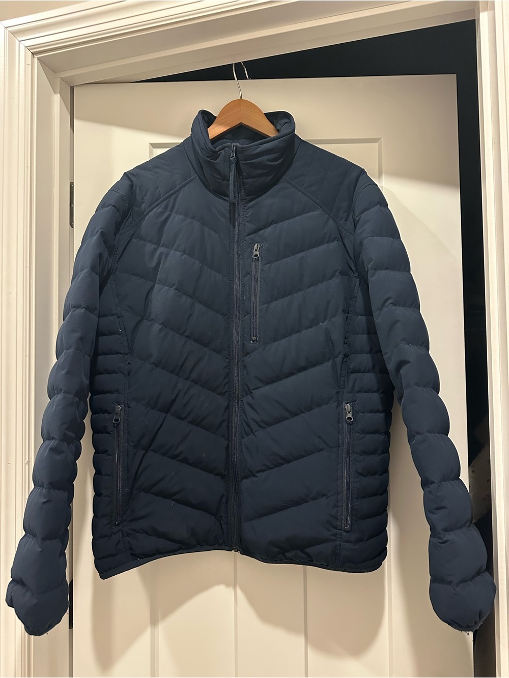Marc New York Men's Navy Quilted Puffer Jacket